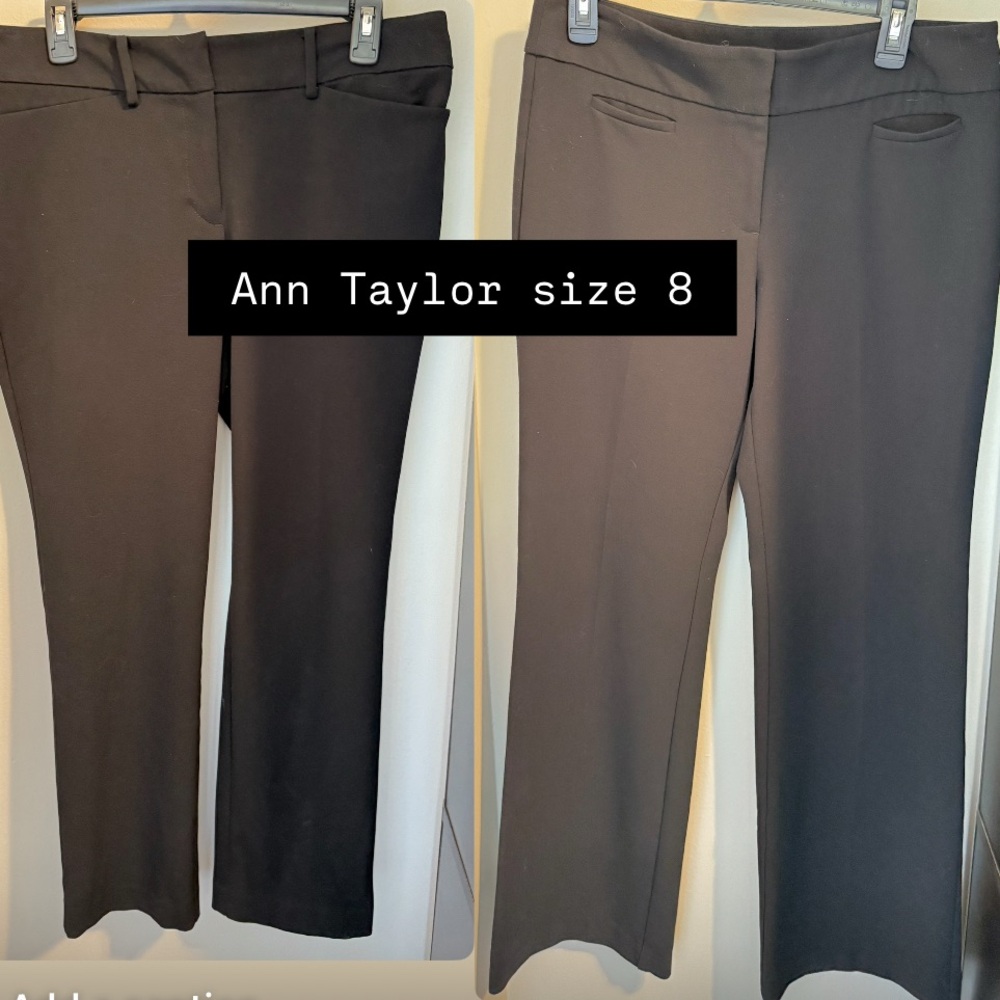 Ann Taylor bundle of 2 black pants